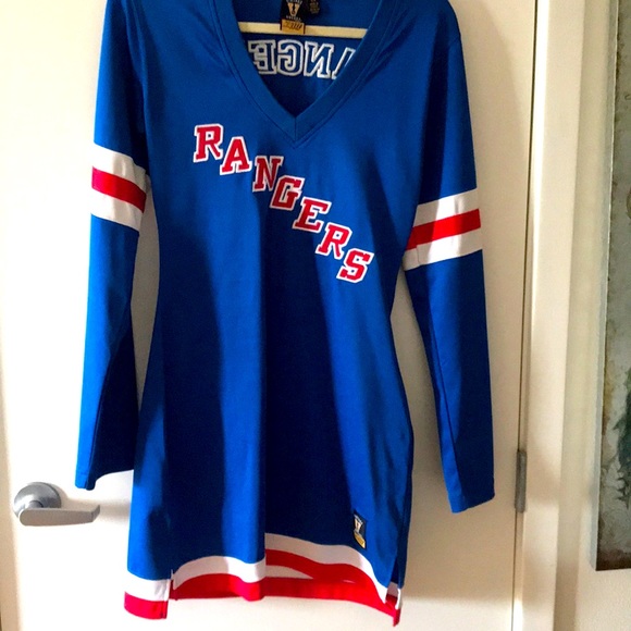 NHL Dresses Rare Vintage Nhl Late 9s New York Rangers Jersey Dress Poshmark